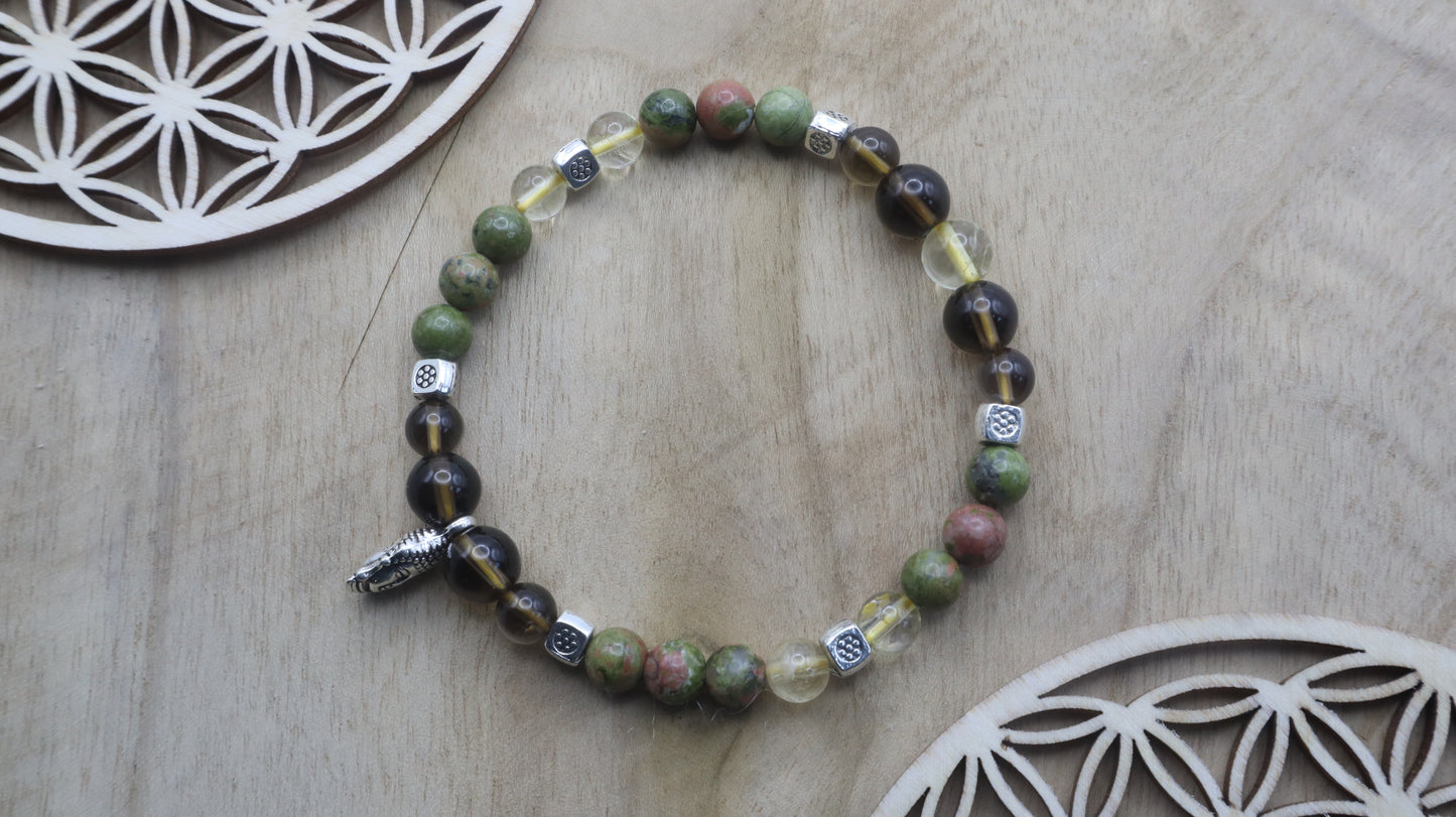 Bracelet en Améthyste - "Anti stress"