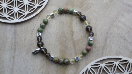 Bracelet en Améthyste - "Anti stress"